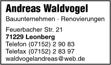 Andreas Waldvogel, Bauunternehmen, Renovierungen, Leonberg Andreas Waldvogel, Bauunternehmen, Renovierungen, Leonberg