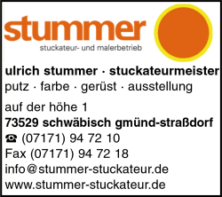 Stummer, putz, Stuck, Gerüstbau, Ausstellung, Schwäbisch Gmünd Stummer, putz, Stuck, Gerüstbau, Ausstellung, Schwäbisch Gmünd