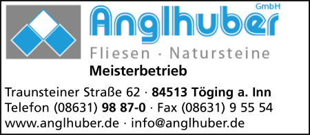 Anglhuber GmbH, Töging am Inn, Fliesen, Natursteine, Fliesenverlegung, Marmor, Wandverkleidungen, Holzböden Anglhuber GmbH, Töging am Inn, Fliesen, Natursteine, Fliesenverlegung, Marmor, Wandverkleidungen, Holzböden
