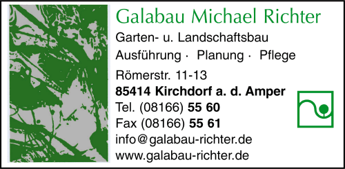 Dipl.-Ing. (FH) Michael Richter, Garten- und Landschaftsbau, Planung, Ausführung, Pflege Dipl.-Ing. (FH) Michael Richter, Garten- und Landschaftsbau, Planung, Ausführung, Pflege