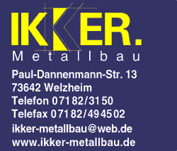 Ikker Metallbau, Automatiktren, Beschattungen, Leichtmetallfassaden, Brand- und Rauchschutz-Elemente, Wintergarten, Vordcher, Tren und Fenster, Welzheim