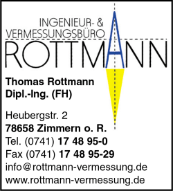 Thomas Rottmann, Ingenieurbro, Vermessungsbro, Zimmern