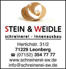 Stein & Weidle, Stuttgart, Schreinerei, Innenausbau