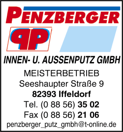 Penzberger, Innenputze, Auenputze, Stuckateurbetrieb, Verputzarbeiten, Fassadengestaltung, Fassadenrenovierung, Altbausanierung, Bioputz, Wrmedmmputz, Iffeldorf