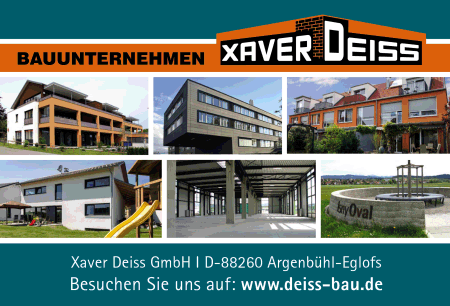 Xaver Deiss, Bauunternehmen, Schlsselfertiges Bauen, Landwirtschaftliche Bauten, Altbausanierung, Argenbhl