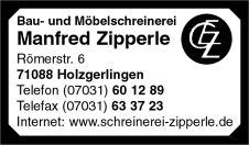 Manfred Zipperle, Holzgerlingen, Bauschreinerei, Möbelschreinerei, Schreinerei Manfred Zipperle, Holzgerlingen, Bauschreinerei, Möbelschreinerei, Schreinerei