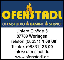 Ofenstadl, Lachen, Memmingen, Kempten, Ofenstudio, Kaminbau, Kaminfen, Kamine