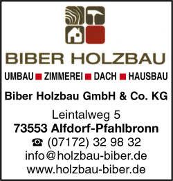 Biber, Holzbau, Umbau, Zimmerei, Dachsanierung, Hausbau, Holzhausbau, Zimmerei, Modulbau, Alfdorf, Pfahlbronn