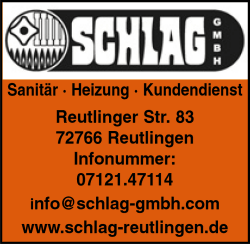 Schlag GmbH, Sanitär, Heizung, Kundendienst, Reutlingen Schlag GmbH, Sanitär, Heizung, Kundendienst, Reutlingen