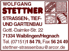 Wolfgang Stettner, Waiblingen-Hegnach, Straßenbau, Tiefbau, Gartenbau, Garten- und Landschaftsbau, Waiblingen Wolfgang Stettner, Waiblingen-Hegnach, Straßenbau, Tiefbau, Gartenbau, Garten- und Landschaftsbau, Waiblingen