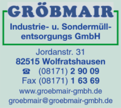 Grbmair Industriemll, Grubenentleerungen, Kanal-TV-Untersuchung, Kanalreinigung, Rohrreinigung, Sondermllentsorgung, Kanansanierungskonzepte, Dichtigkeitsprfung, Abflurohrreinigung, lschadensanierung, Schlammtransporte,Wolfratshausen