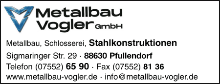 Metallbau Vogler, Schlosserei, Stahlkonstruktionen, Vordächer, Überdaungen, Treppen und Geländer, Stahlbalkonbau, Carports, Zaunanlagen, Pfullendorf Metallbau Vogler, Schlosserei, Stahlkonstruktionen, Vordächer, Überdaungen, Treppen und Geländer, Stahlbalkonbau, Carports, Zaunanlagen, Pfullendorf