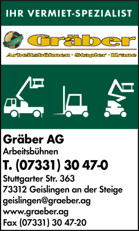 Grber AG, LKW Arbeitsbhnen, Scherenbhnen, Teleskopbhnen, Gelenkteleskopbhnen, Mastbhnen, Personenlifte, Minikrane, Raupenbhnen, Anhnger-Arbeitsbhnen, Gabelstapler, Schubmaststapler, Teleskopstapler Starr, Teleskopstapler Roto, Spezialbhnen, Autokrane, Lagertechnik, Nutzfahrzeuge, Zubehr, Kundenservice, Weingarten, Tannheim