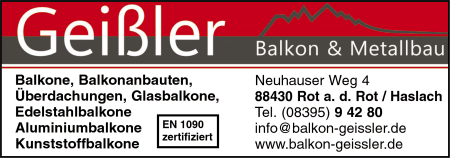 Balkon & Metallbau Geiler, Sanierung von Balkonboden, Beton, Balkontech Alu, Barfudielen, Ceramicdiehlen, Verkleidungen aus Aluminium, Glas, Kunststoff, Bleche, Trespa, Metallbau, Carports, Vordcher, berdachungen, Balkonanbauten, Gelnder und Zune, Balkone, Balkonanbauten, Glas, Aluminiumbalkone, Balkongelnder aus Edelstahl, Stahlgelnder, Aluminium, Glas und Kunststoff